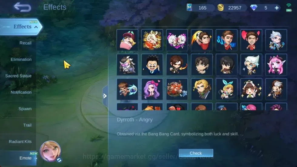 Mobile Legends: Bang Bang Accounts Hero 78|Skin 102|Covenant Benedetta,S.A.B.E.R Sabe image 20