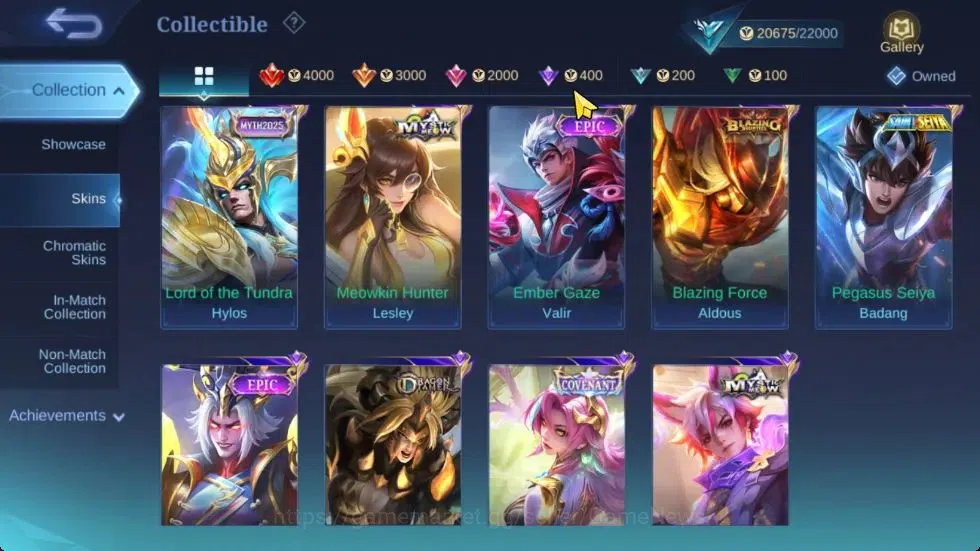 Mobile Legends: Bang Bang Accounts Hero 78|Skin 102|Covenant Benedetta,S.A.B.E.R Sabe image 8