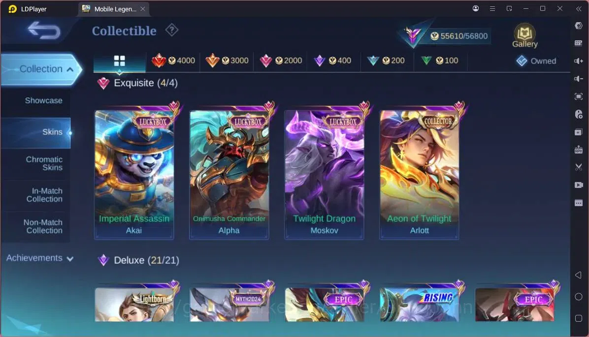 Mobile Legends: Bang Bang Accounts GLOBAL Hero 103 Skin 187|11.11 Haya|Sandrio Change image 10