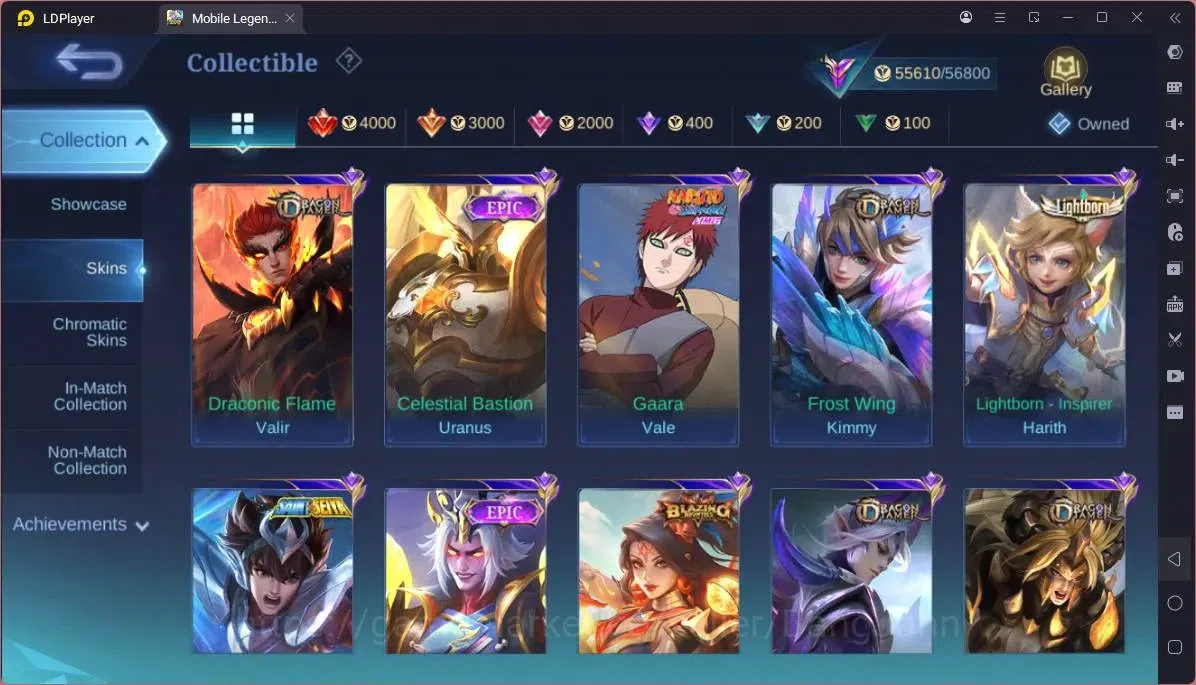 Mobile Legends: Bang Bang Accounts GLOBAL Hero 103 Skin 187|11.11 Haya|Sandrio Change image 7