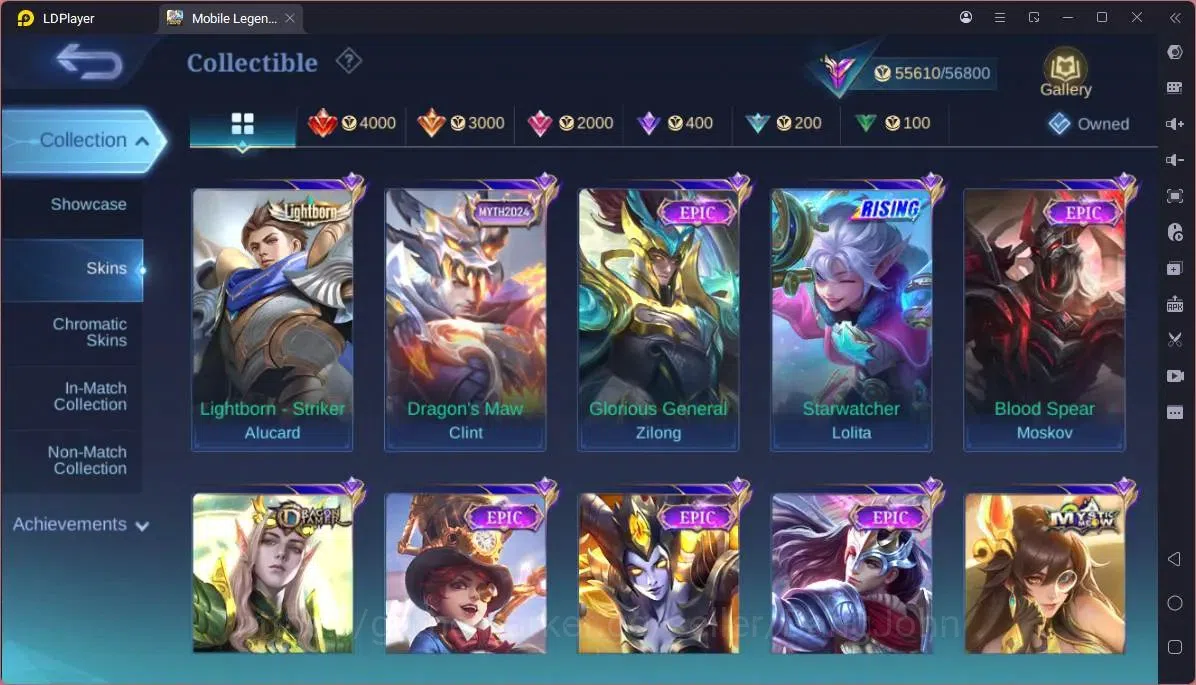 Mobile Legends: Bang Bang Accounts GLOBAL Hero 103 Skin 187|11.11 Haya|Sandrio Change image 9