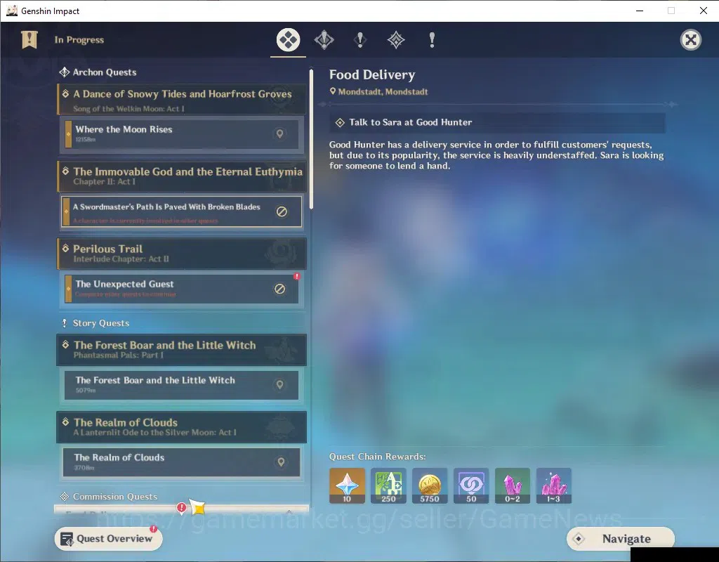 Genshin Impact Accounts ASIA|AR 47|Rate ON|2 Limited + 1 (*5Weapon)|Yelan+ image 14