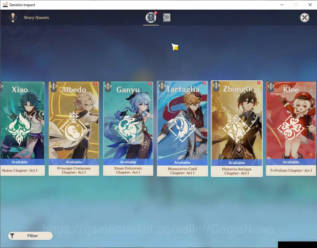 Genshin Impact Accounts ASIA|AR 47|Rate ON|2 Limited + 1 (*5Weapon)|Yelan+ image 17