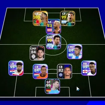 eFootball Accounts Legends & Iconic Players Mobile|PW 2716|Big Time Cristiano Ronaldo 23 Jun'26, Epic Aguero,Showtime