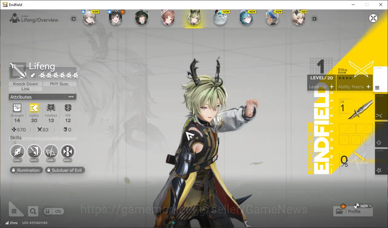 Arknights: Endfield Accounts ASIA|Fresh Starter Lv2|3 SSR(1Limit)+2(*6WP)|Zhuan image 4