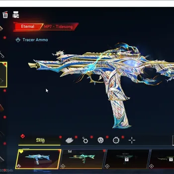 Blood Strike Accounts Collab Skin Asia|Eternal MP7-Tidesong Lv 3|Collab AOT Female Titan|10