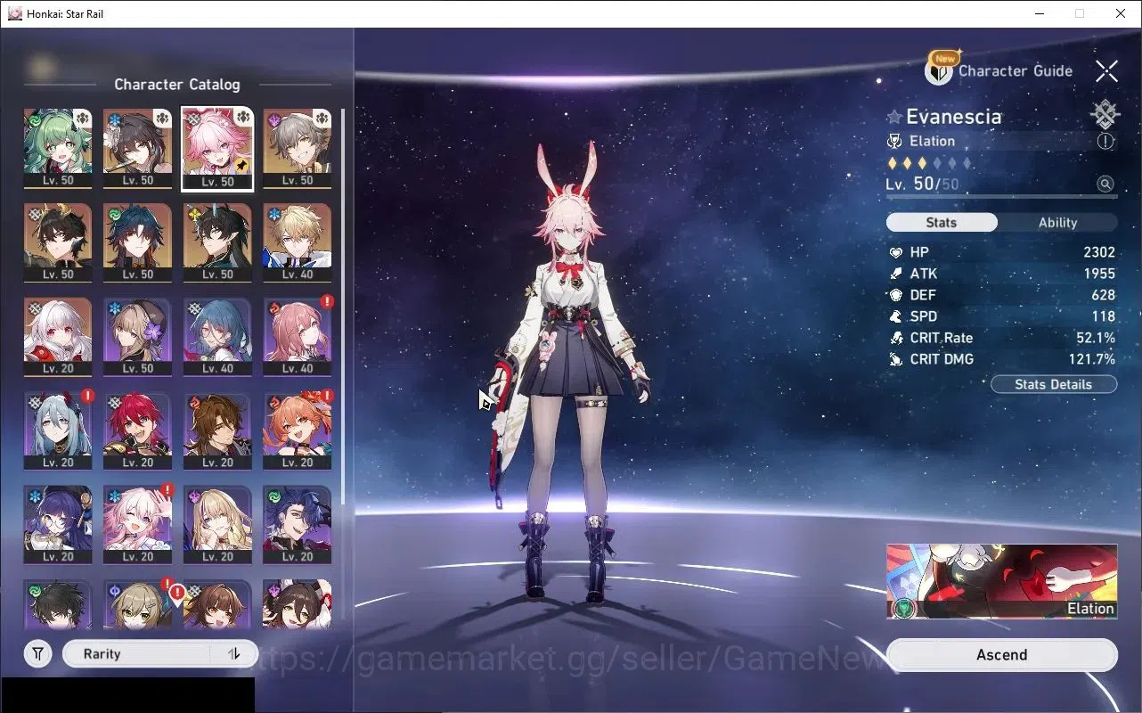 Honkai Star Rail Accounts Asia|TL 39|6 Limited|Evanescia,HuoHuo,Ruan Mei,Bla image 4