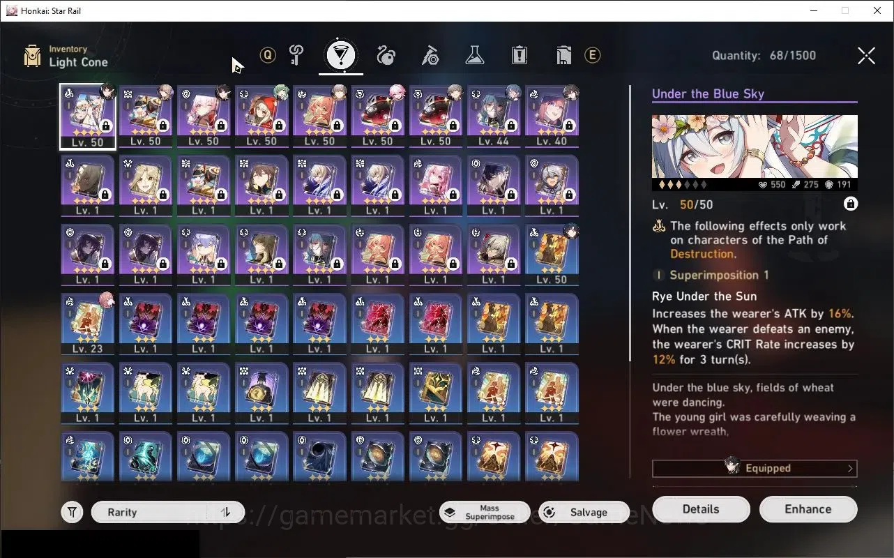 Honkai Star Rail Accounts Asia|TL 39|6 Limited|Evanescia,HuoHuo,Ruan Mei,Bla image 5
