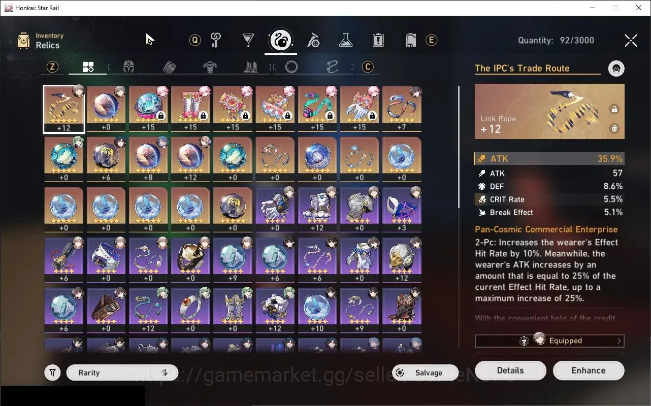 Honkai Star Rail Accounts Asia|TL 39|6 Limited|Evanescia,HuoHuo,Ruan Mei,Bla image 7