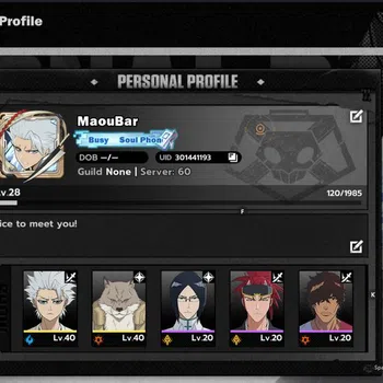 BLEACH: Soul Resonance Accounts Nuverse SEA|Lv 28| 2 SSR (Toshiro Hitsugaya+Sign W image 1