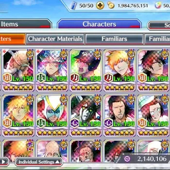 Bleach: Brave Souls Accounts High-End GLOBAL|50k Orb|TYBW26 Yhwach,Genryusai,11Th GrimJow,DT Ichigo,2NewIchigo,TYBW25