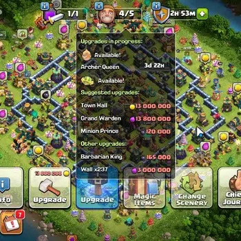 Clash of Clans High-End LV 186|TH 14 MAX-BH 8|HH 8|Limited Skin|BK 77,AQ 7 image 1