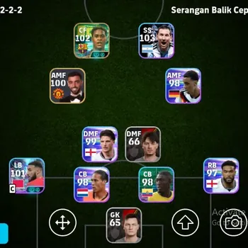 eFootball Accounts Legends & Iconic Players Android|PW 2805|EPIC PatrickKluivert,ShowTime Lionelmessi mazraouil Magnes