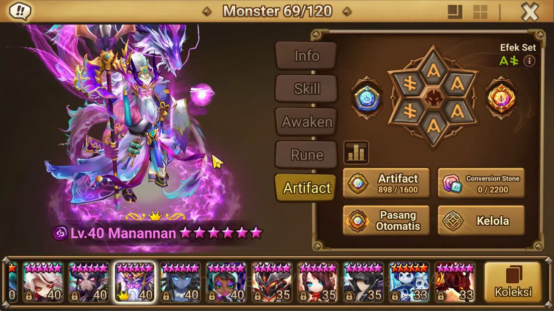 Summoners War: Sky Arena Accounts End-Game ASIA Lv 100|2 LD (Pater,Manannan)| 33 NB5 Total(Abellio,Sonia,Theodora,Etc)+65 7