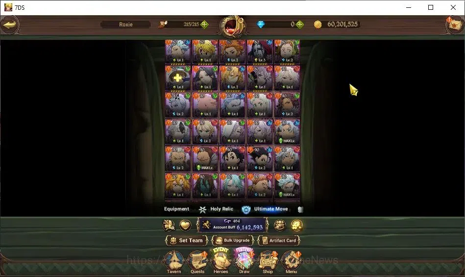 The Seven Deadly Sins: Grand Cross Accounts ASIA|6,1M CC|102 LS|5 LR+11 UR+Collab Konosuba,ReZ image 10