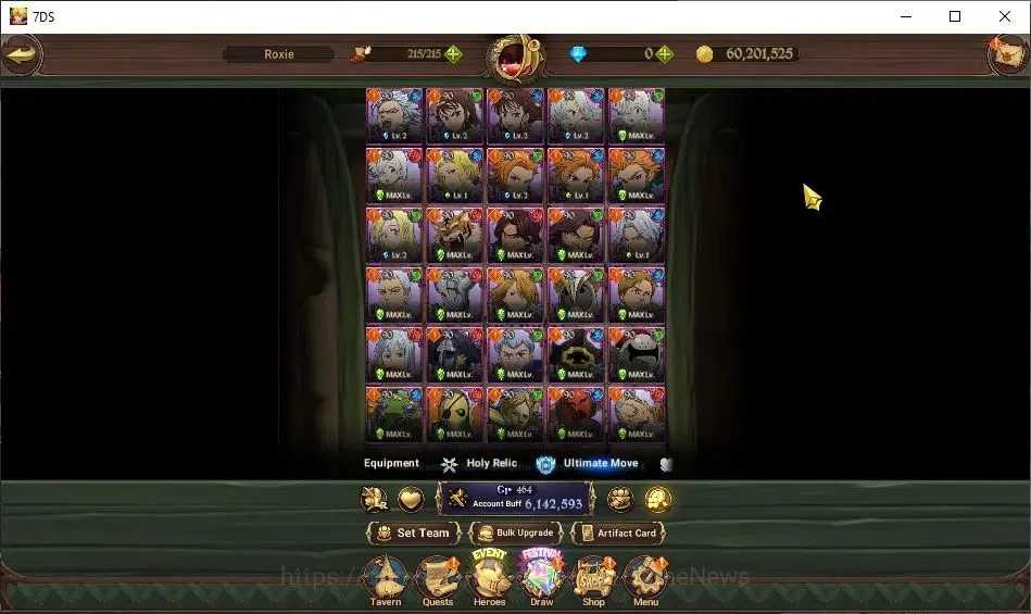 The Seven Deadly Sins: Grand Cross Accounts ASIA|6,1M CC|102 LS|5 LR+11 UR+Collab Konosuba,ReZ image 11