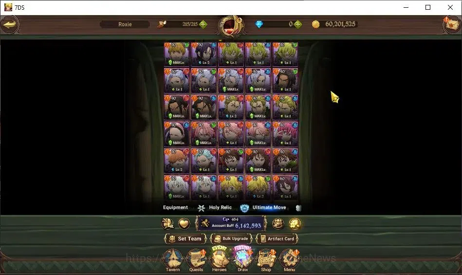 The Seven Deadly Sins: Grand Cross Accounts ASIA|6,1M CC|102 LS|5 LR+11 UR+Collab Konosuba,ReZ image 12