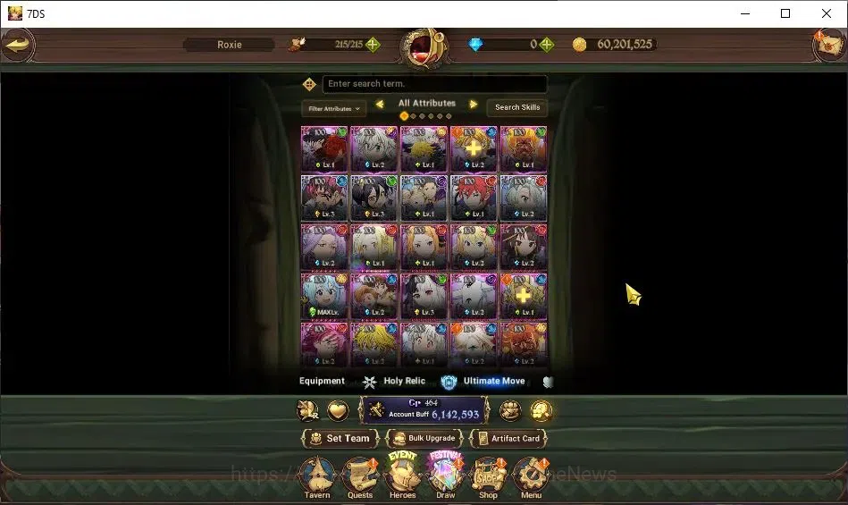 The Seven Deadly Sins: Grand Cross Accounts ASIA|6,1M CC|102 LS|5 LR+11 UR+Collab Konosuba,ReZ image 6