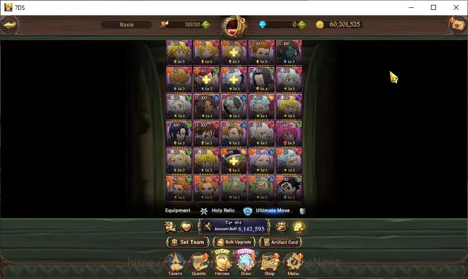 The Seven Deadly Sins: Grand Cross Accounts ASIA|6,1M CC|102 LS|5 LR+11 UR+Collab Konosuba,ReZ image 7