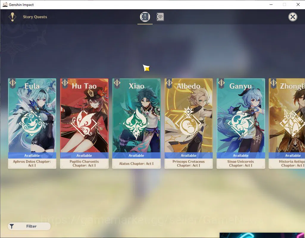 Genshin Impact Accounts Mid Game ASIA|AR 53|6Limited|Raiden,Kazuha,Columbina,Arataki Itto,Skrik,Furina|Reoni 12