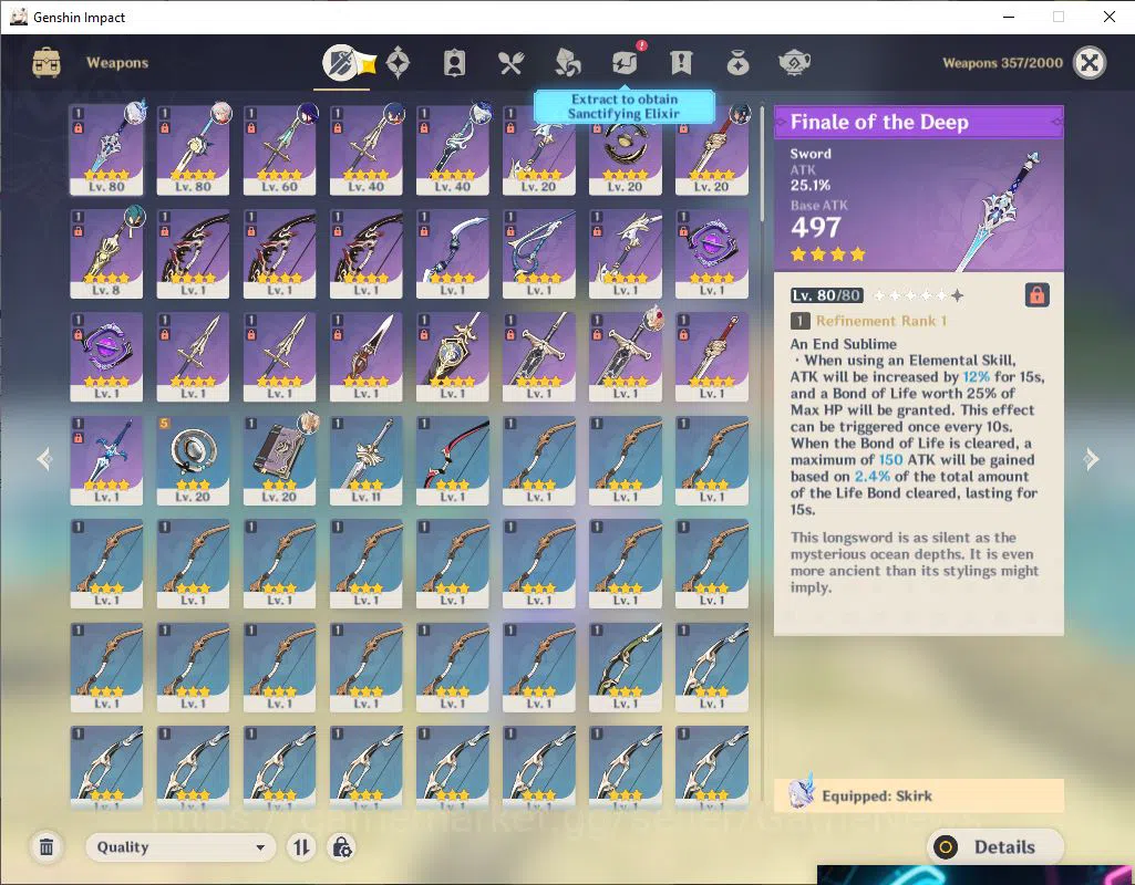 Genshin Impact Accounts Mid Game ASIA|AR 53|6Limited|Raiden,Kazuha,Columbina,Arataki Itto,Skrik,Furina|Reoni 5