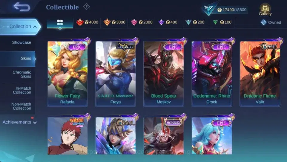 Mobile Legends: Bang Bang Accounts Global|Hero 83|Skin 100|Seasoned|CC Natalia|Gara|S image 10