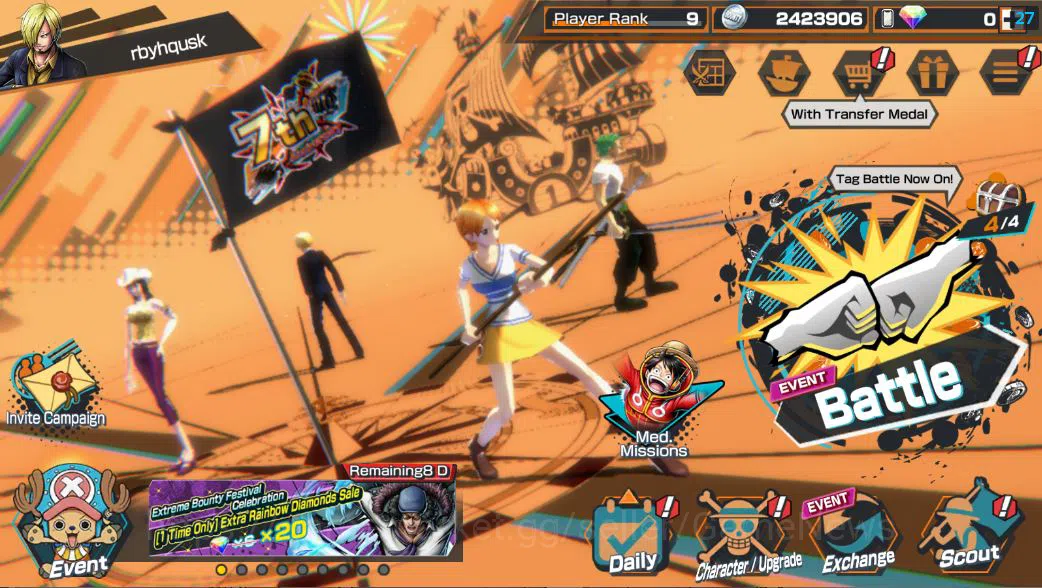 Global|6 EX|BP Kuzan,T5E St. Saturn,TFE Monkey D. Luffy,Raid Onigashima roronoa Zoro,Etc |Rank 9|Bandai| CheckSS (OPBR1851) One Piece Bounty Rush Accounts Starter Global|6 EX|BP Kuzan,T5E St. Saturn,TFE Monkey D. Luffy,Raid Onigashima roronoa