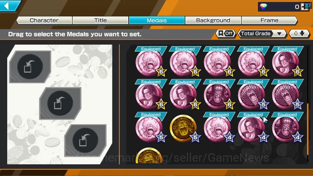 One Piece Bounty Rush Accounts Starter Global|6 EX|BP Kuzan,T5E St. Saturn,TFE Monkey D. Luffy,Raid Onigashima roronoa 4