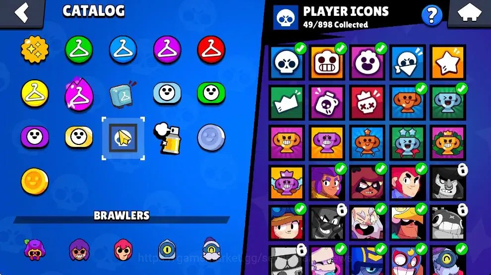 Brawl Stars Accounts 1179 Trophy|23K Bling 133 Gem|21 Brawlers 3 Max Lvl| 1 Myth Skin [Cerberus Tick] 5 Epic [DJ EMZ,DK 14