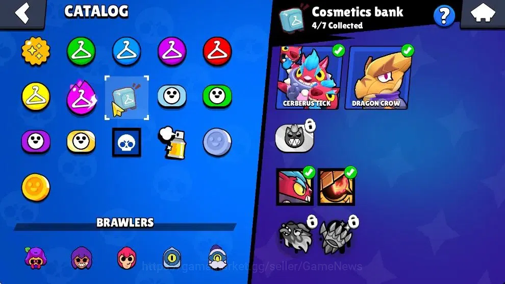 Brawl Stars Accounts 1179 Trophy|23K Bling 133 Gem|21 Brawlers 3 Max Lvl| 1 Myth Skin [Cerberus Tick] 5 Epic [DJ EMZ,DK 16