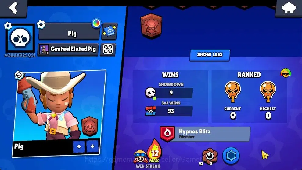 Brawl Stars Accounts 1179 Trophy|23K Bling 133 Gem|21 Brawlers 3 Max Lvl| 1 Myth Skin [Cerberus Tick] 5 Epic [DJ EMZ,DK 3