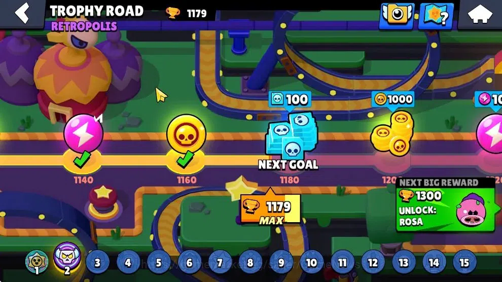 Brawl Stars Accounts 1179 Trophy|23K Bling 133 Gem|21 Brawlers 3 Max Lvl| 1 Myth Skin [Cerberus Tick] 5 Epic [DJ EMZ,DK 4
