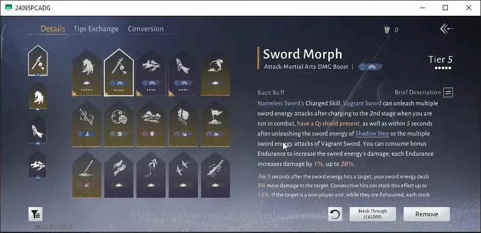 Where Winds Meet Accounts GLOBAL|Lv 95|GS 27K|Abyss Conqueror|2 Harmonic Cor image 10