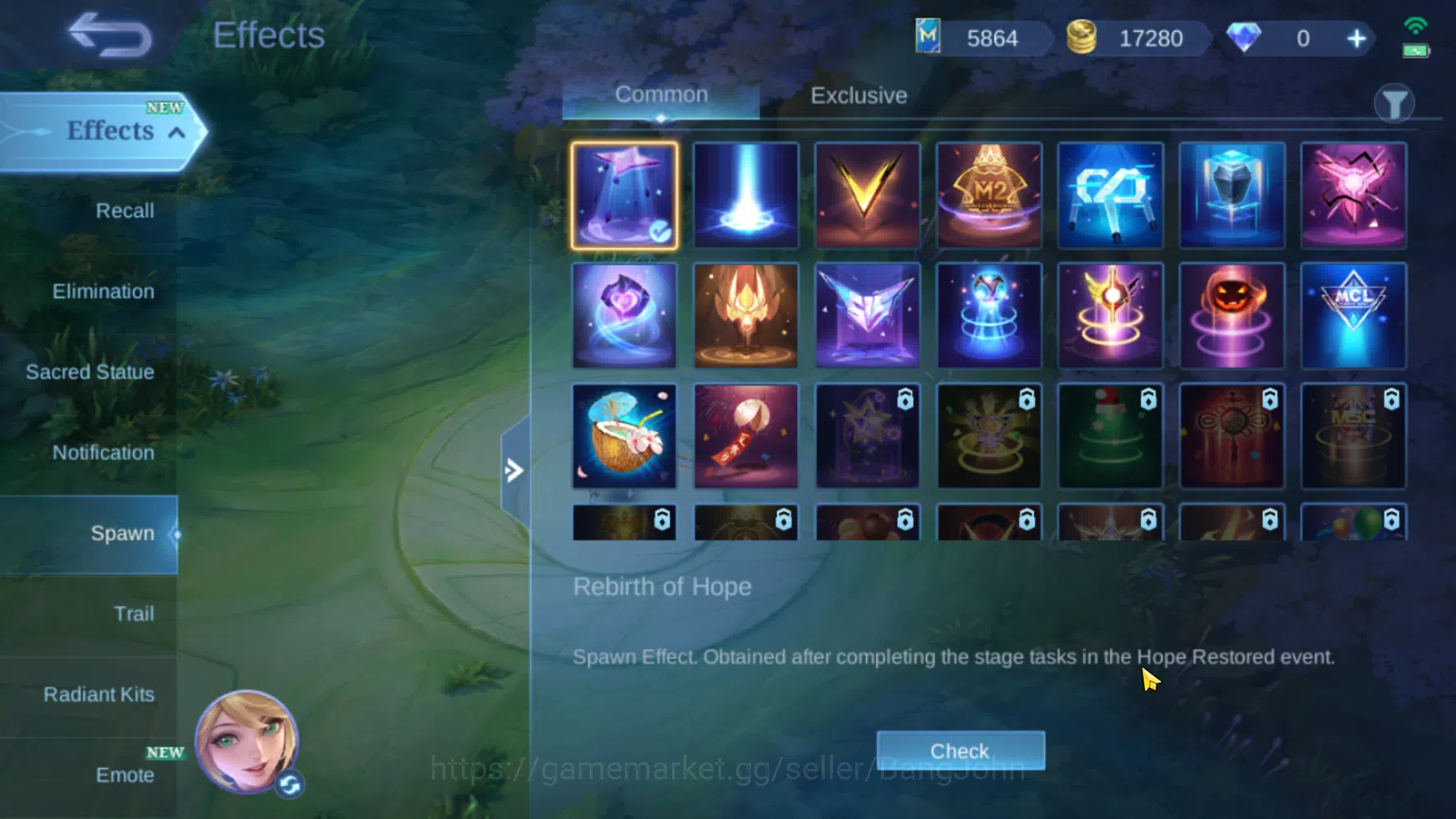 Mobile Legends: Bang Bang Accounts Others Hero 109 | Skin 135 | Emblem All Max | KOF Karina | LuckyBox Alpha | LuckyBox 10