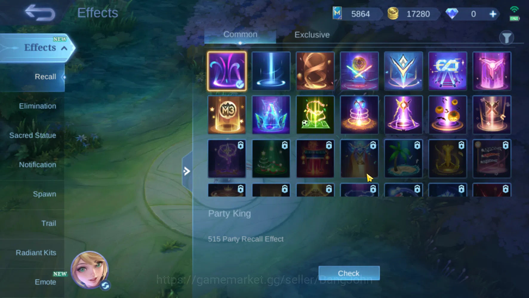 Mobile Legends: Bang Bang Accounts Others Hero 109 | Skin 135 | Emblem All Max | KOF Karina | LuckyBox Alpha | LuckyBox 11