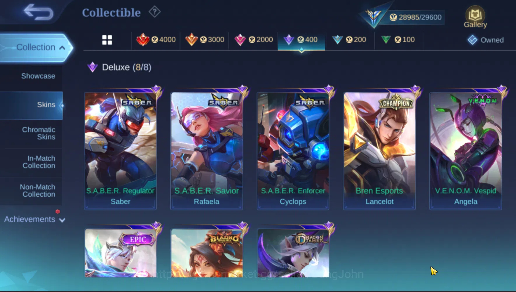 Mobile Legends: Bang Bang Accounts Others Hero 109 | Skin 135 | Emblem All Max | KOF Karina | LuckyBox Alpha | LuckyBox 6