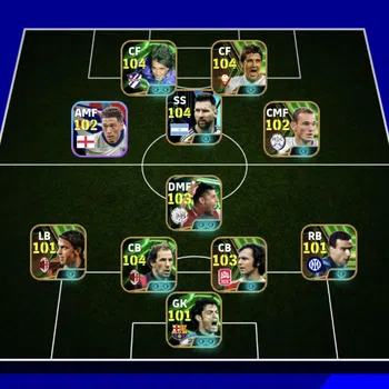 eFootball Accounts Legends & Iconic Players EFOOTBALL OLD META | MESSI EVENT OLD, W SNEIJDER,BERGOMI,G BATISTUTA,BARESI,PACK