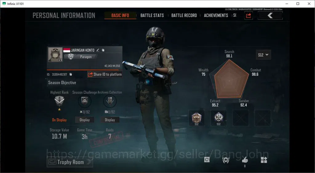 Arena Breakout Accounts MOBILE|LVL22 SV 10,7 M|CV 8 M|MORE SK WEAPON  MORE image 9
