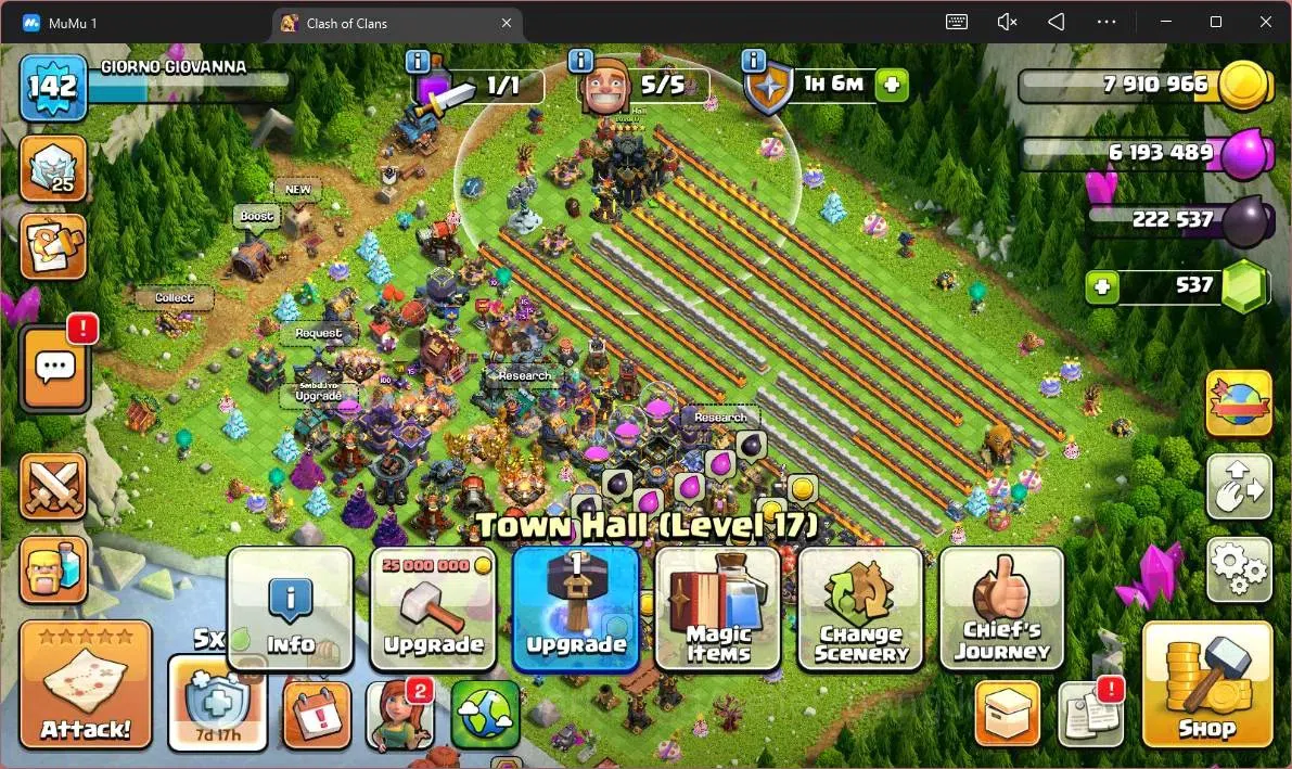 Clash of Clans Accounts Global |TH 17-BH 10|LVL 142|HH 8|BK 30,AQ 36,MP 43 image 4