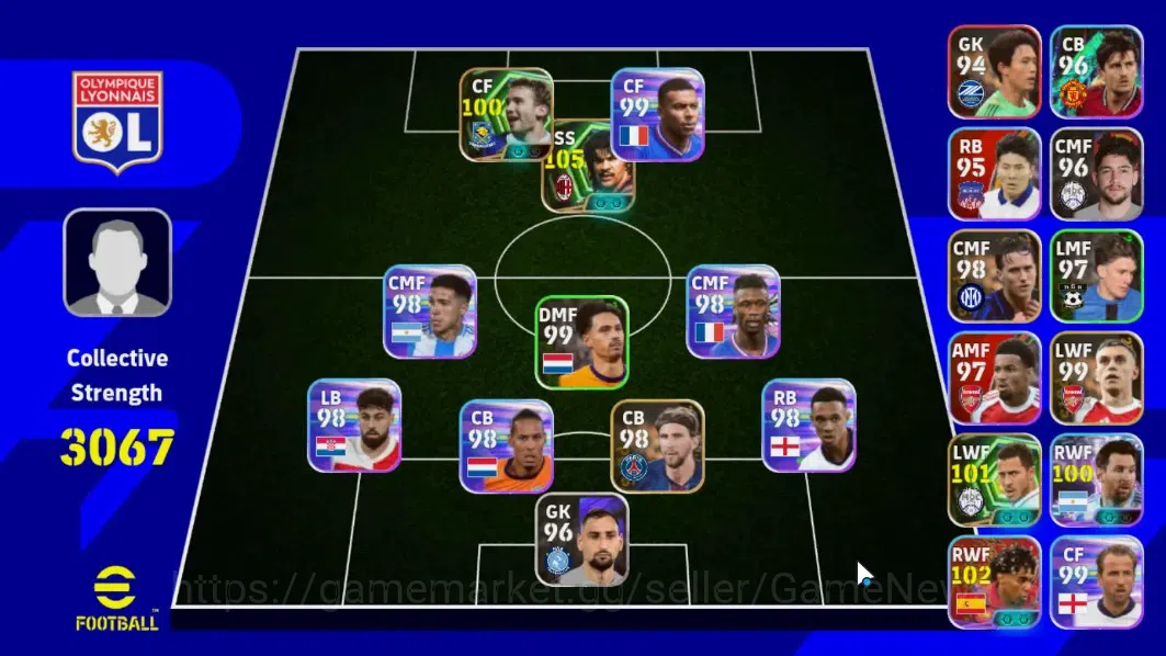 eFootball Accounts Android|Epic Ruud Gullit,Eden Hazard,Andry Shevche image 1