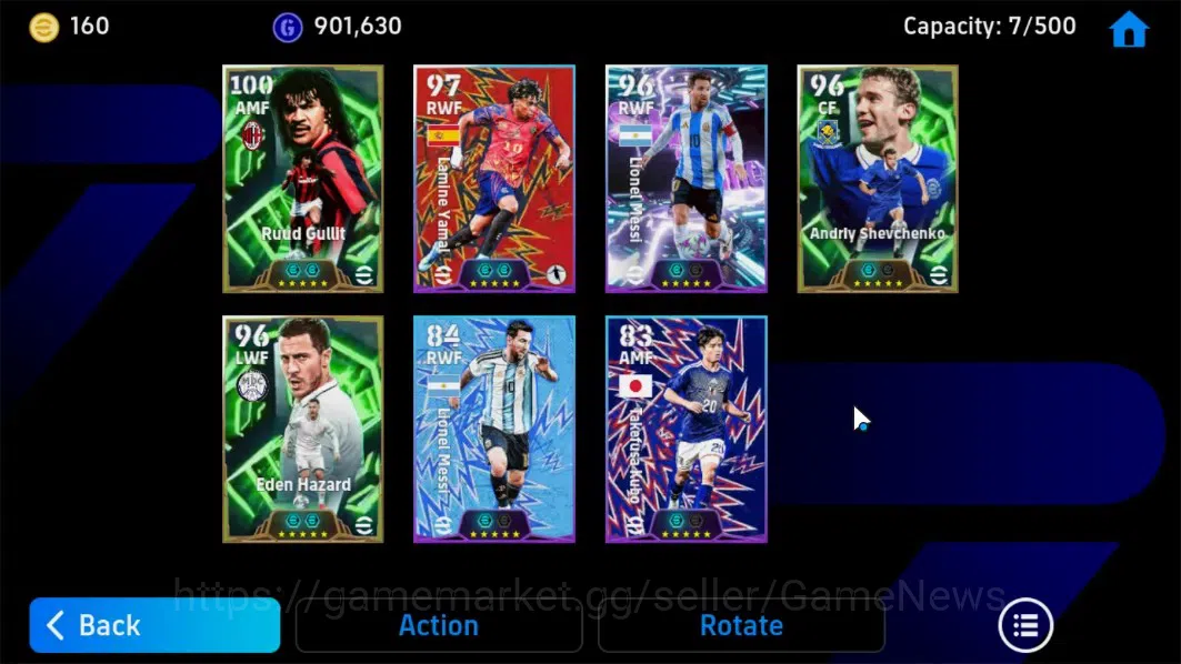 eFootball Accounts Android|Epic Ruud Gullit,Eden Hazard,Andry Shevche image 7