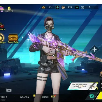 Blood Strike Accounts Others ASIA|1 ETERNAL: RPK-Flourish | 2 ULTRA Guns | 2 LEGENDARY Strikers | 16 ULTRA Item|CHEK