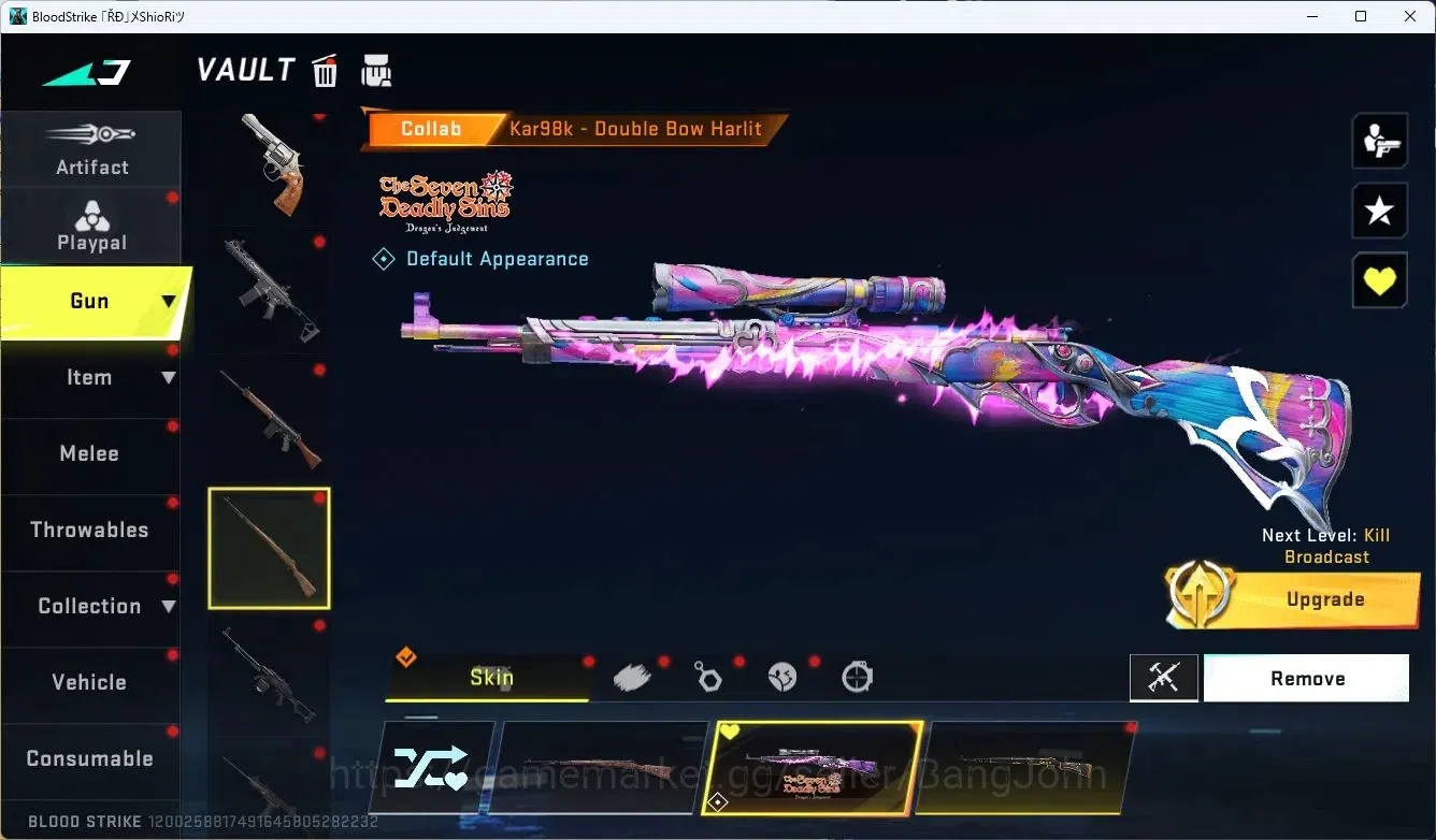 Blood Strike Accounts ASIA | 1 ETERNAL: Desert Eagle | 1 ULTRA MELEE: On image 12