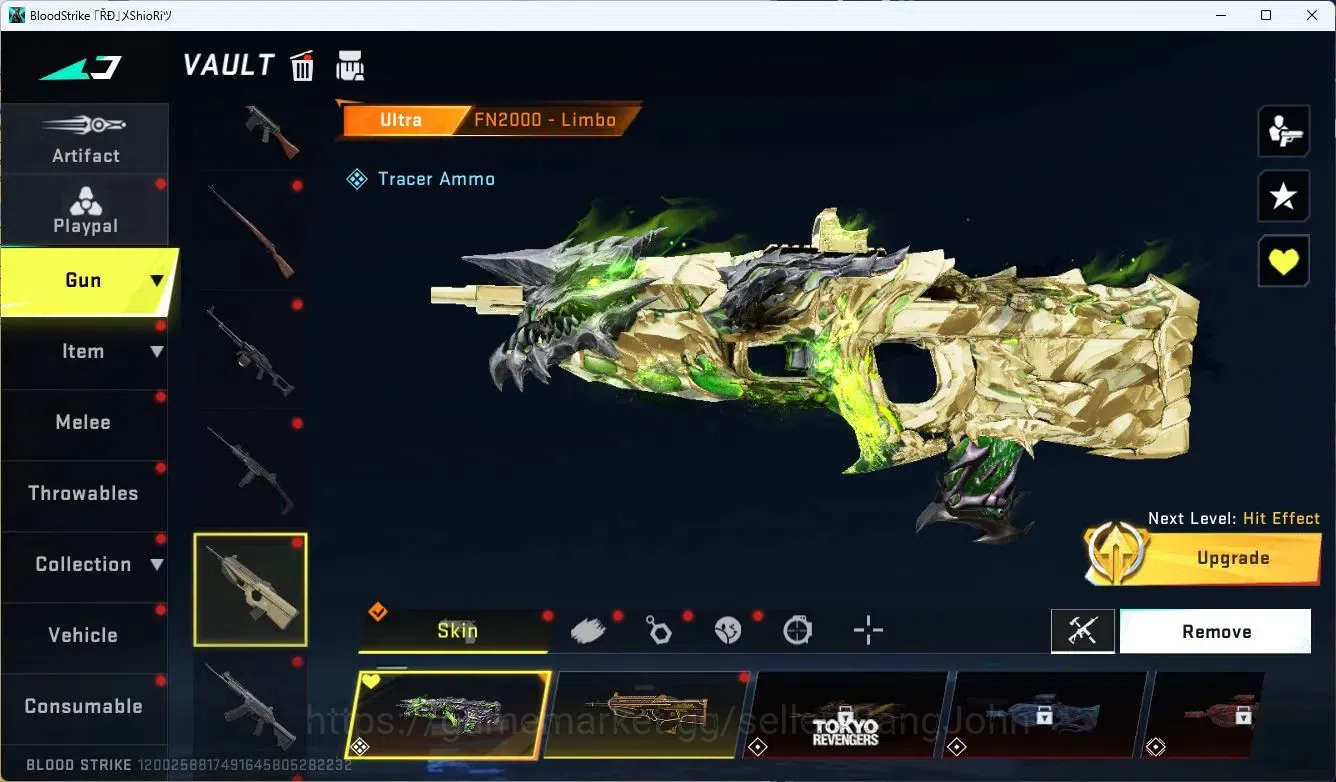 Blood Strike Accounts ASIA | 1 ETERNAL: Desert Eagle | 1 ULTRA MELEE: On image 13