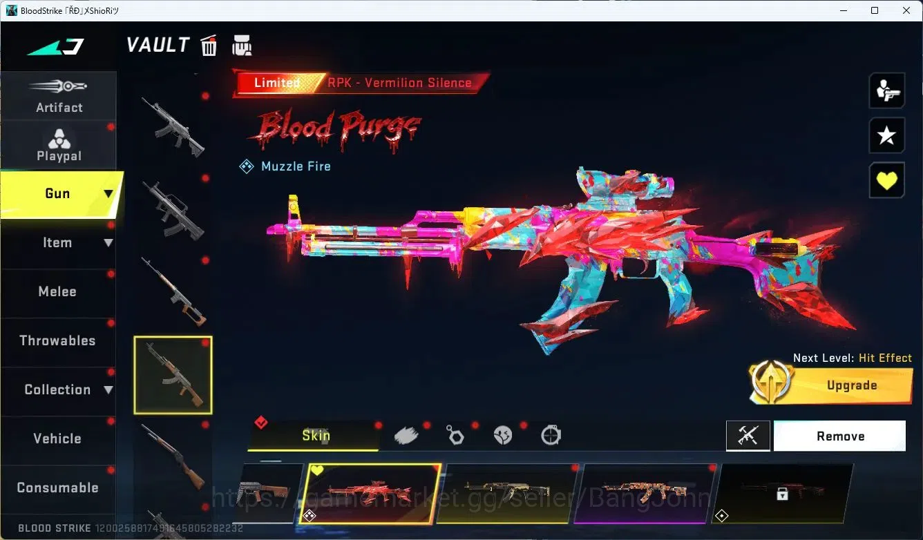 Blood Strike Accounts ASIA | 1 ETERNAL: Desert Eagle | 1 ULTRA MELEE: On image 15