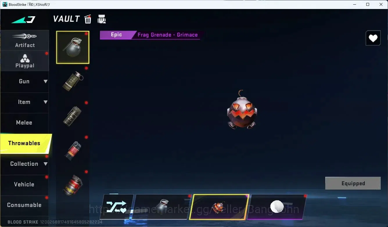 Blood Strike Accounts ASIA | 1 ETERNAL: Desert Eagle | 1 ULTRA MELEE: On image 19