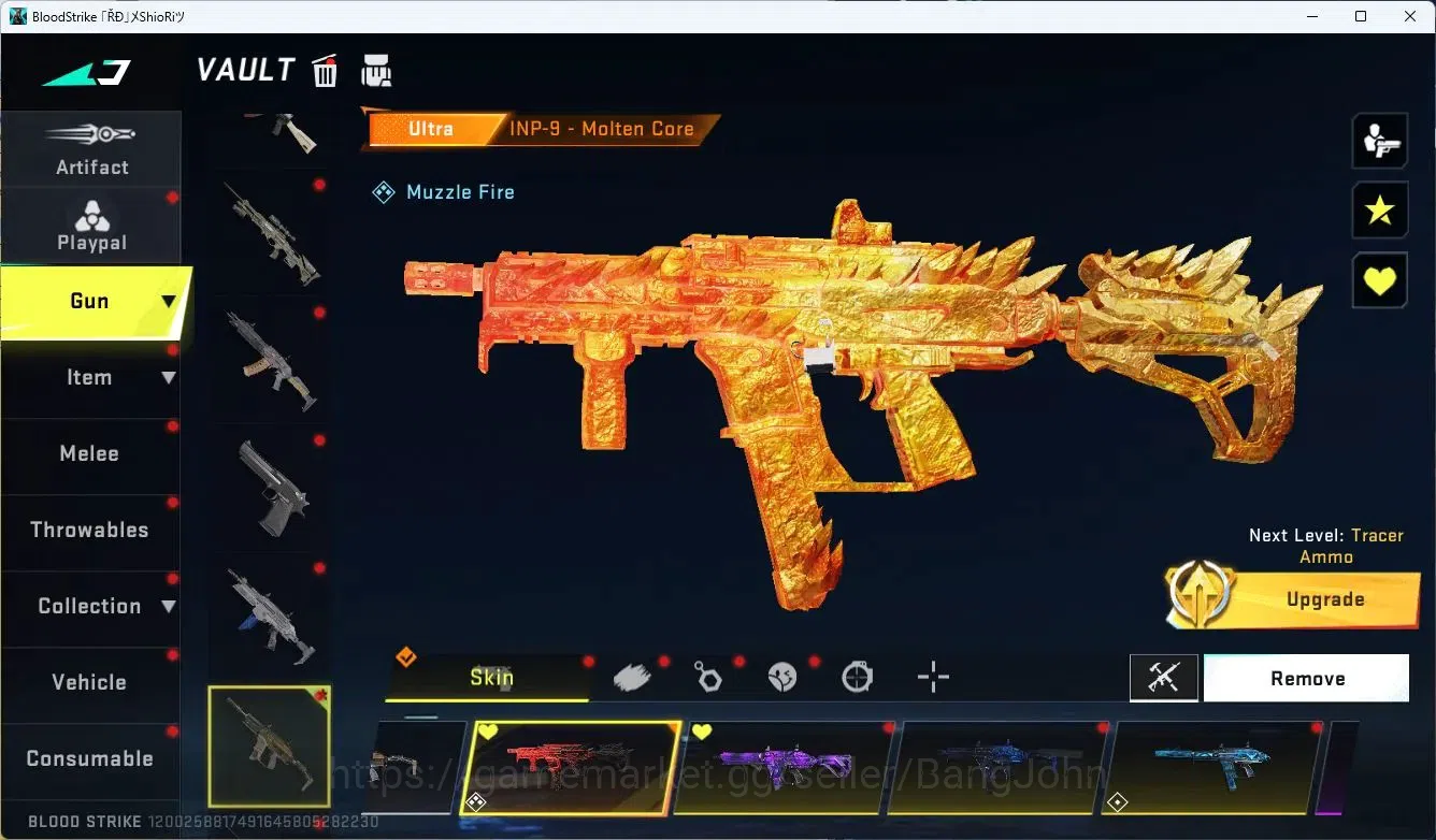 Blood Strike Accounts ASIA | 1 ETERNAL: Desert Eagle | 1 ULTRA MELEE: On image 7