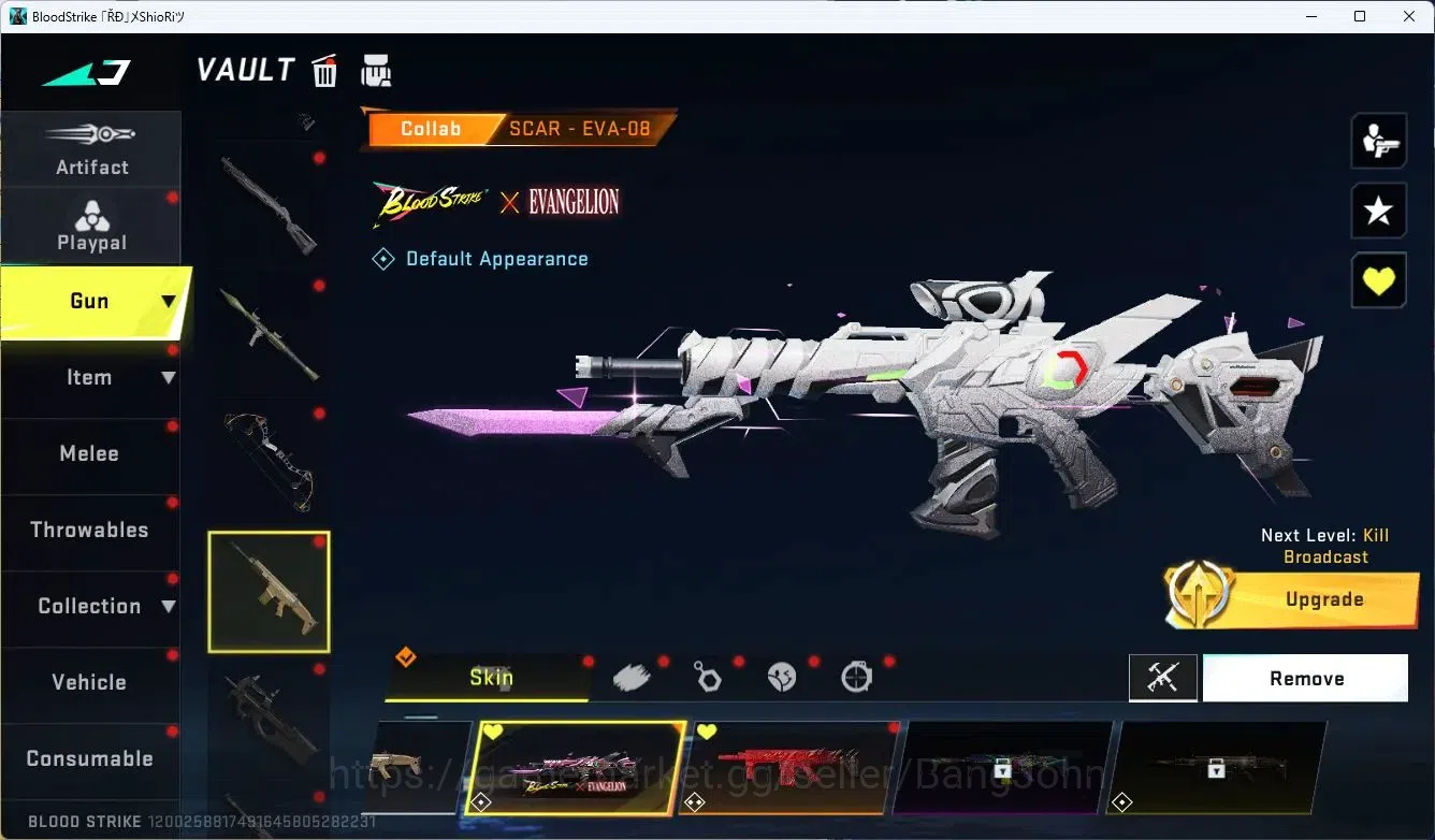 Blood Strike Accounts ASIA | 1 ETERNAL: Desert Eagle | 1 ULTRA MELEE: On image 9