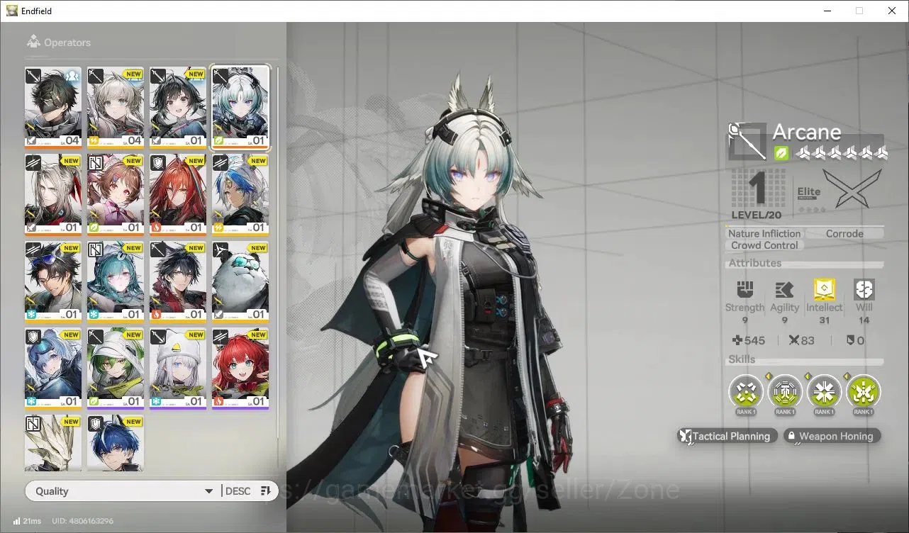 Arknights: Endfield Accounts ASIA|Lv2| Fresh Starter|1Limit+1Sign|Arcane|Bedazzling Night Debut|NH&BCT On|CheckSS| END748Z 1