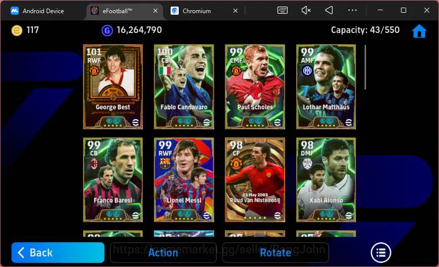 eFootball Accounts Power 3215|George BestBigtime,Scholes epic,Justin image 6